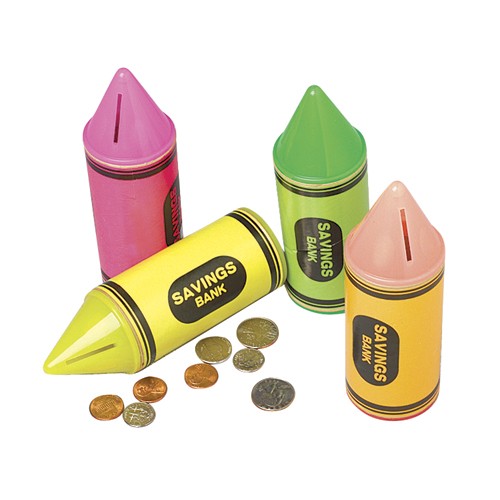 Crayon Banks<br>6 piece(s)